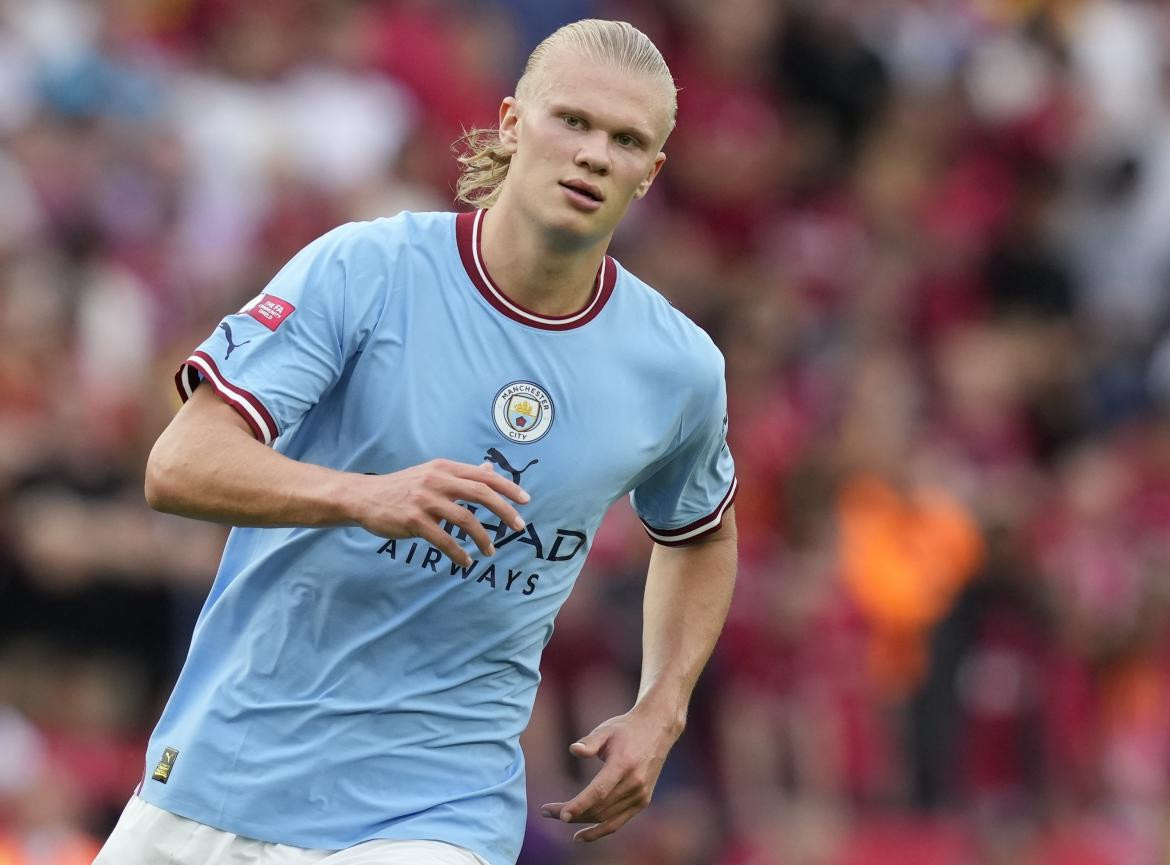 Erling Haaland en Manchester City. Foto: EFE.