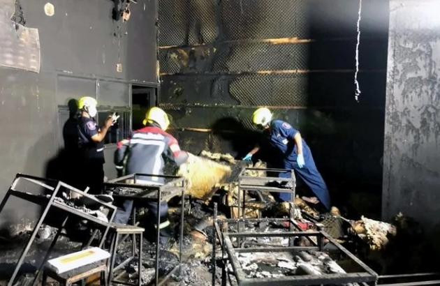 Tailandia incendio boliche. Foto: NA.