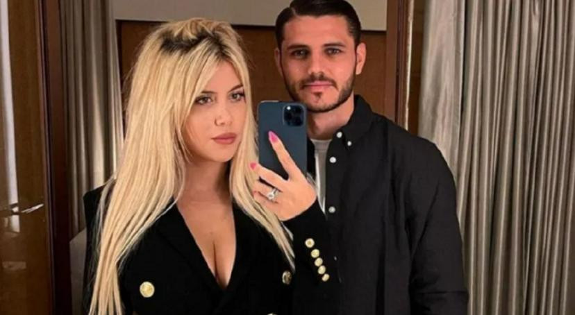 Wanda Nara y Mauro Icardi. Foto: NA.