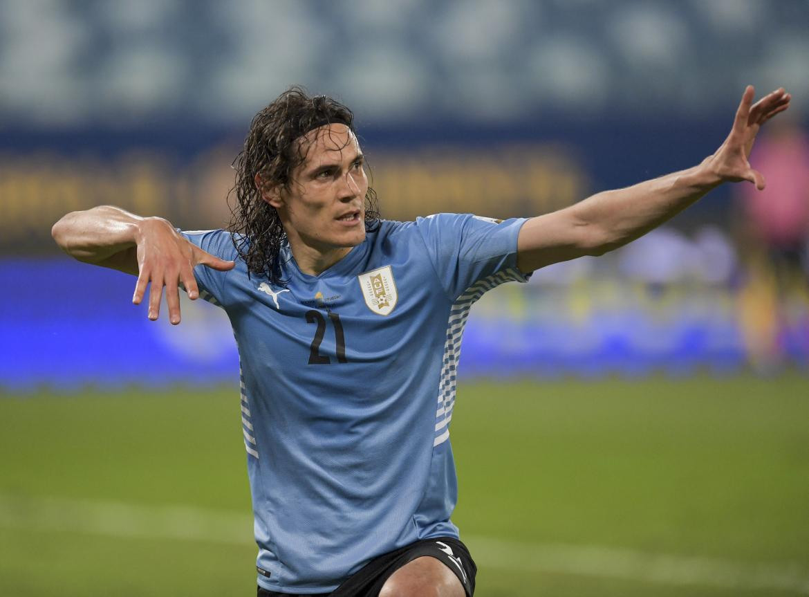 Edison Cavani, futbolista uruguayo. Foto: NA.