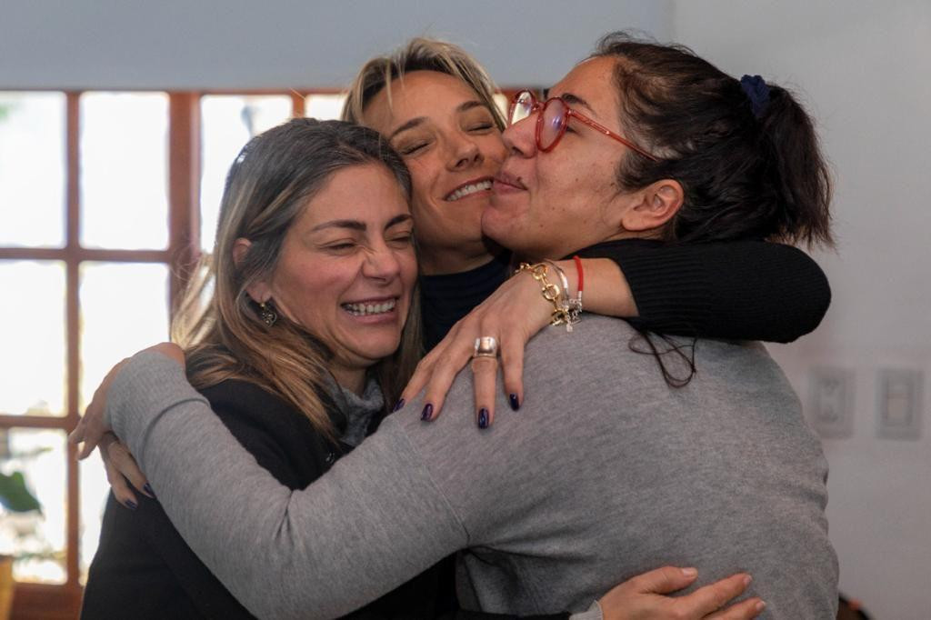 Malena Galmarini inauguró red cloacal en Benavídez. Foto: Prensa.