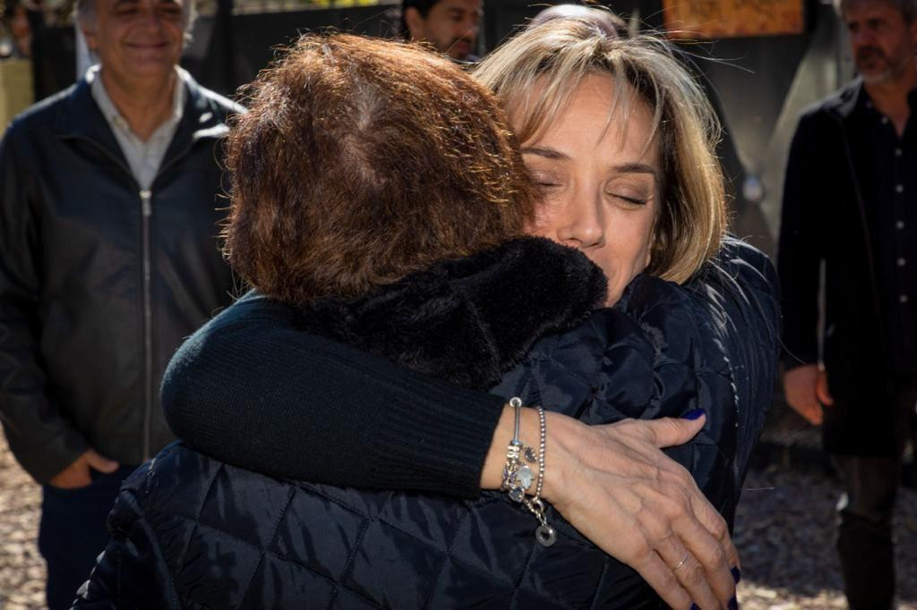 Malena Galmarini inauguró red cloacal en Benavídez. Foto: Prensa.