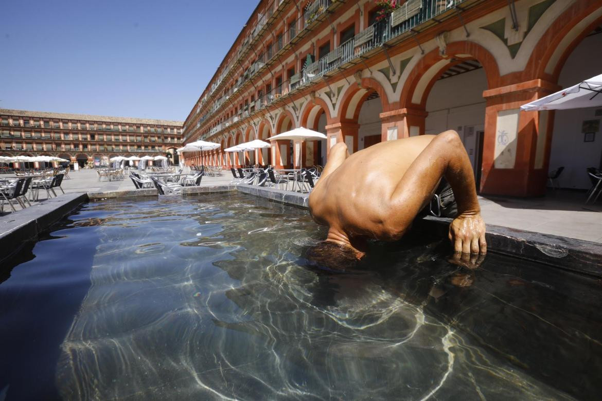 Ola de calor en España. Foto: EFE