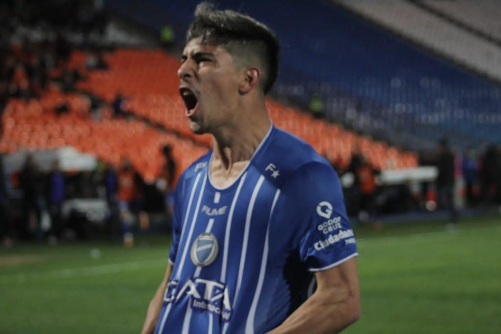 Festejo de Godoy Cruz ante Aldosivi por el torneo local. Foto: @LigaAFA.