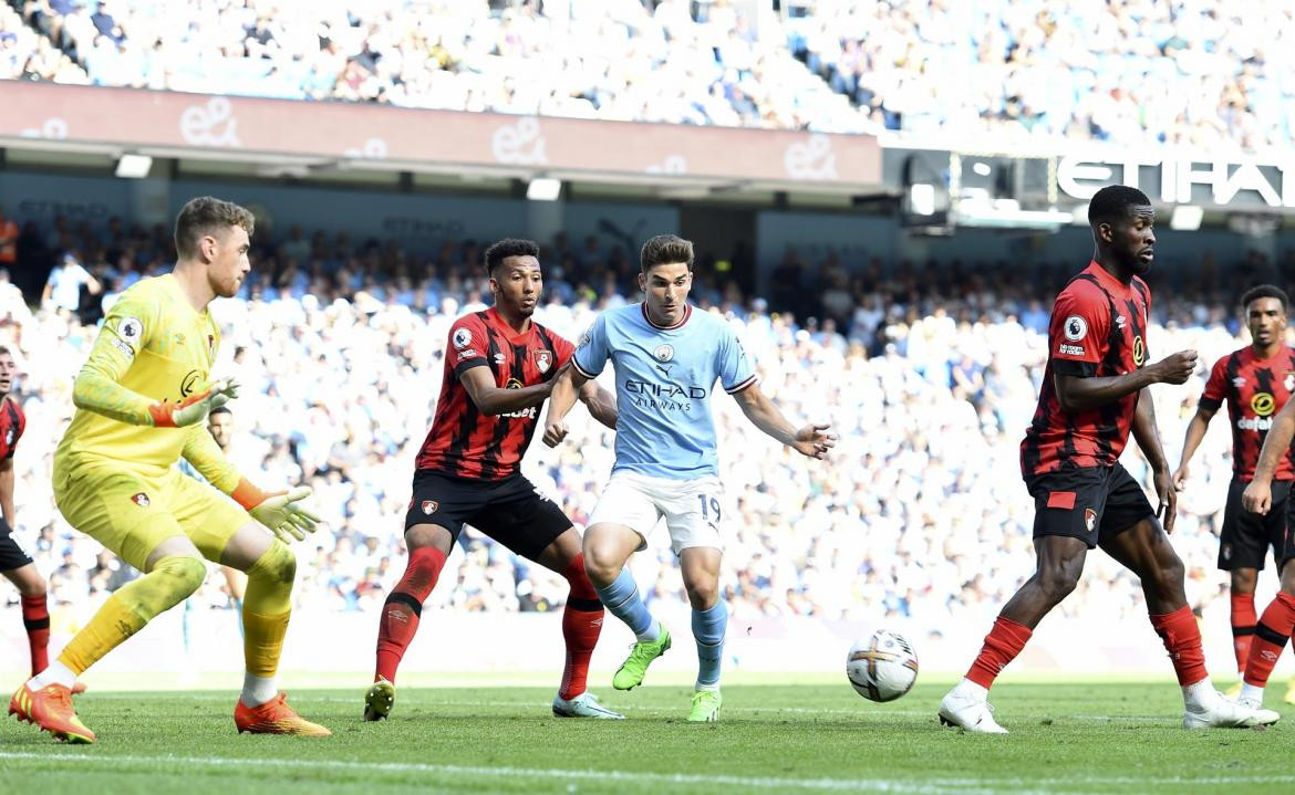 Julián Álvarez, Manchester City. Foto: EFE.