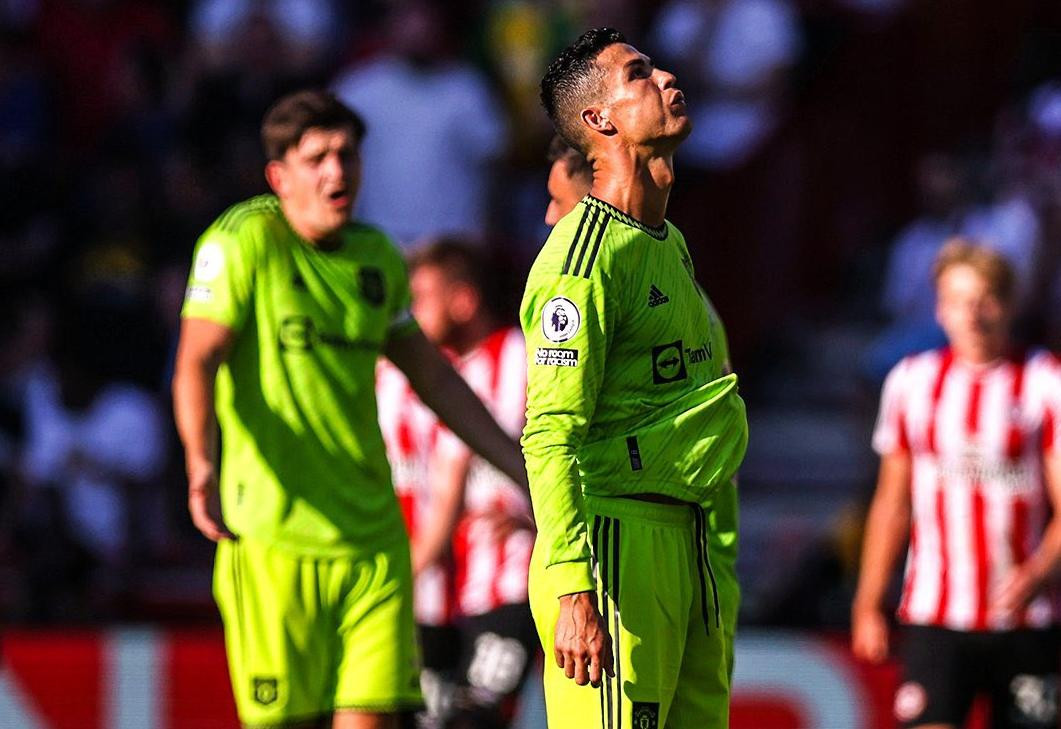 Brentford vs Manchester United, premier League. Foto: @LaProrrogahn.