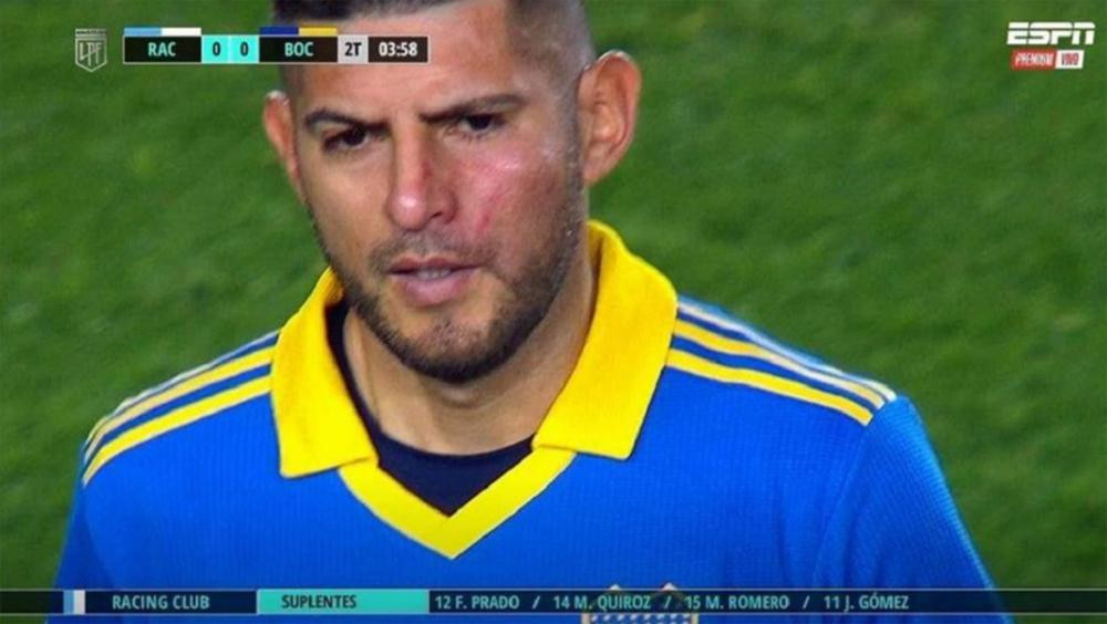 Carlos Zambrano, Boca, foto captura TV