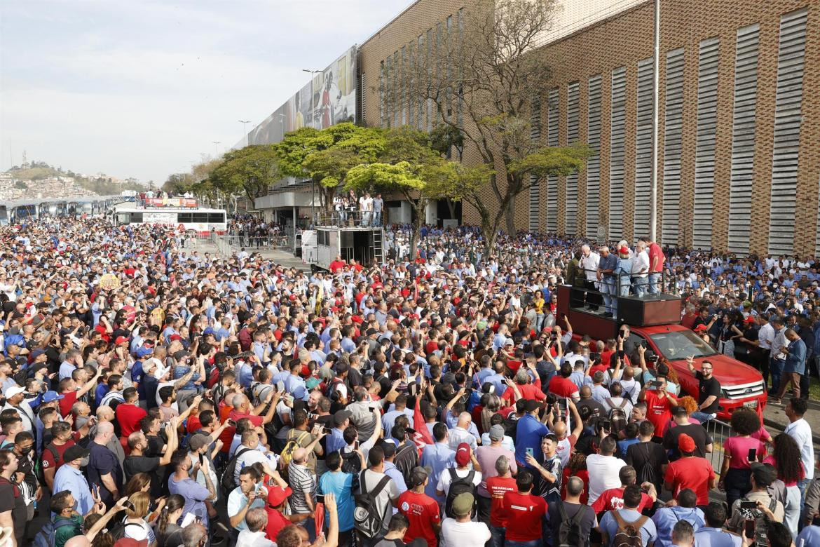 Lula da Silva. Apertura de campaña. Foto Efe