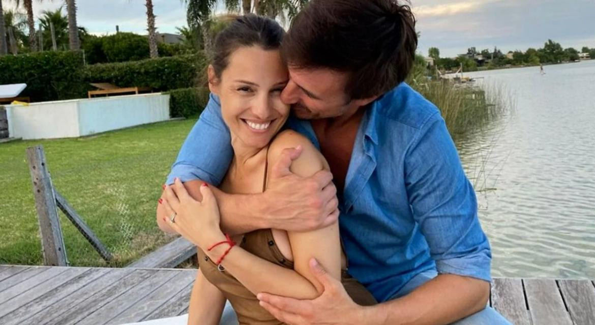 Pampita y Roberto García Moritán. Foto: NA.