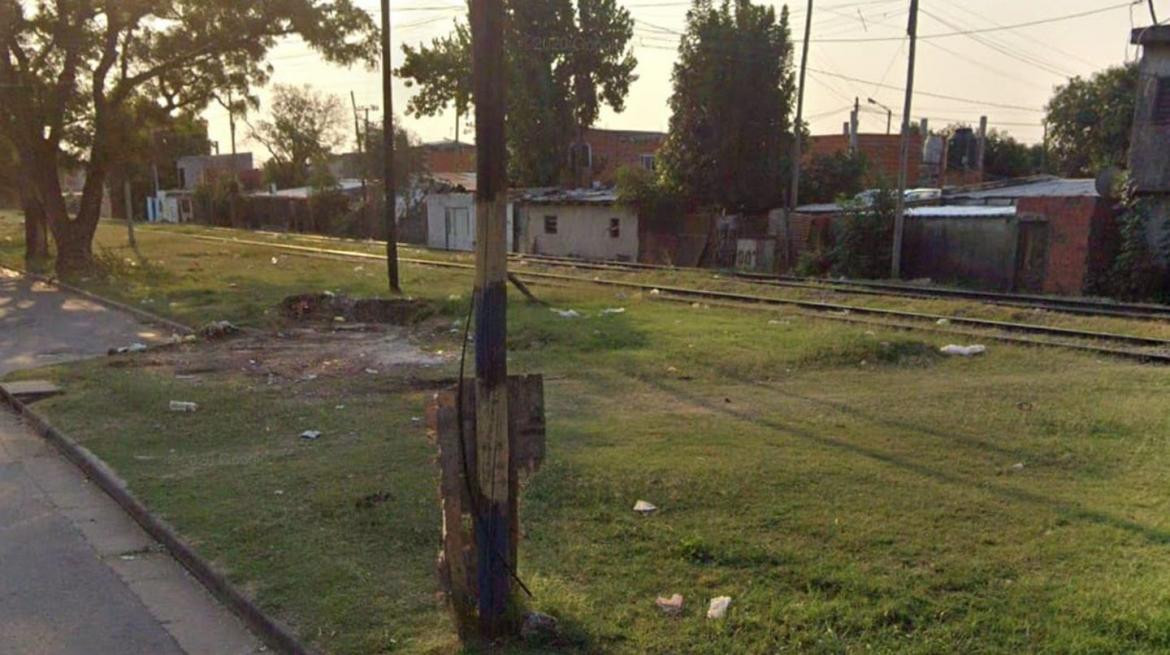 Lugar donde encontraron el cuerpo de una pequeña en Rosario. Foto: Google Maps.