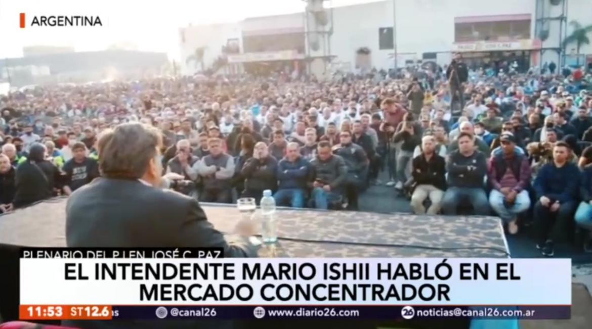 Mario Ishii habló en Plenario del Partido Justicialista en José C. Paz	