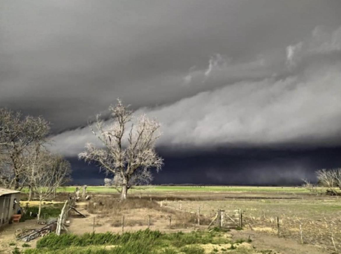 Tormenta Santa Rosa. Foto: NA.