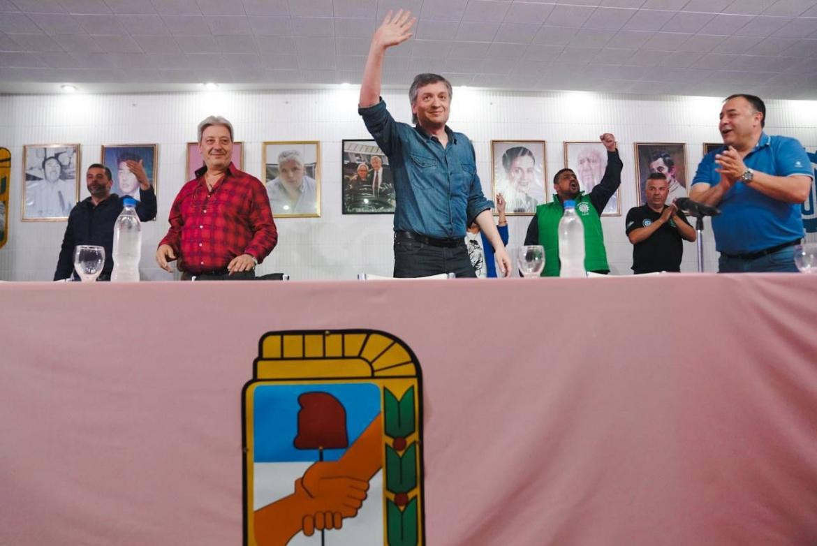 Máximo Kirchner en Avellaneda. Foto: prensa FdT.