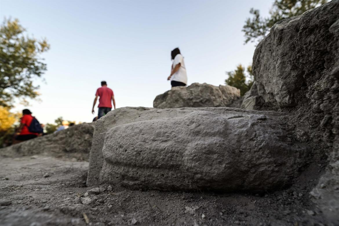 Hallazgo arqueológico de la época del Imperio romano. Foto: EFE.