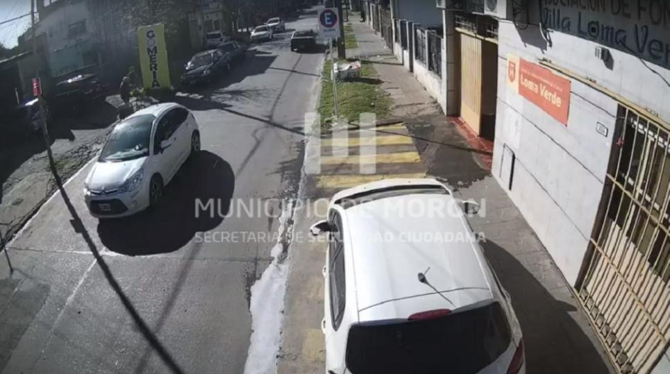 Escape de los asesinos del empresario de Castelar. Video_NA