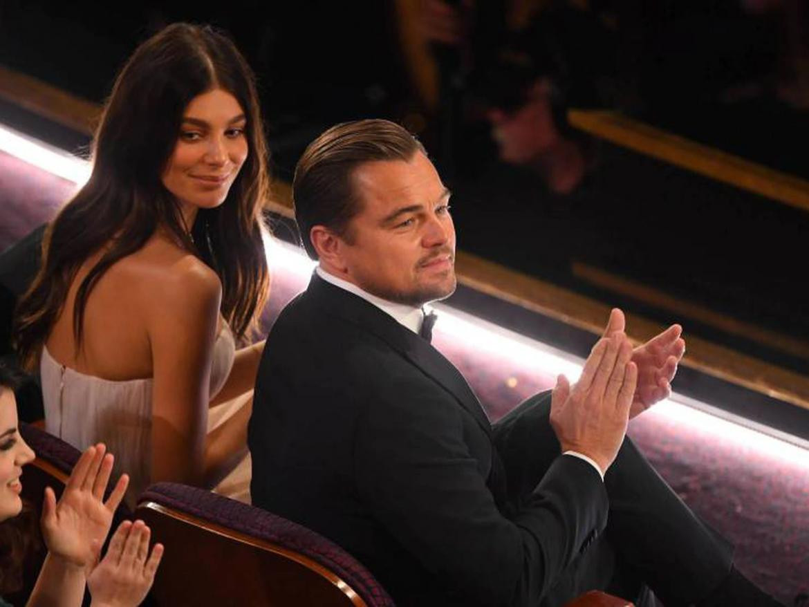 Leonardo DiCaprio y Camila Morrone. Foto: REUTERS