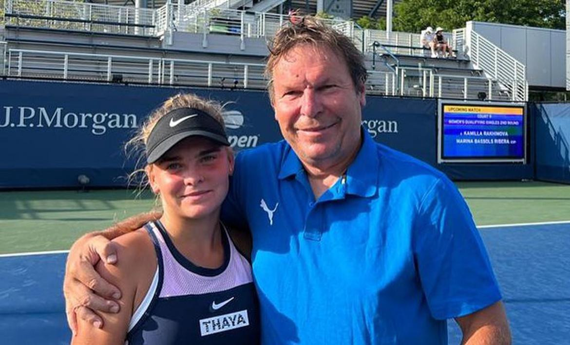 Sara Bejlek, tenista envuelta en un escándalo durante partido del US Open. Foto: IG Sarah Bejlek