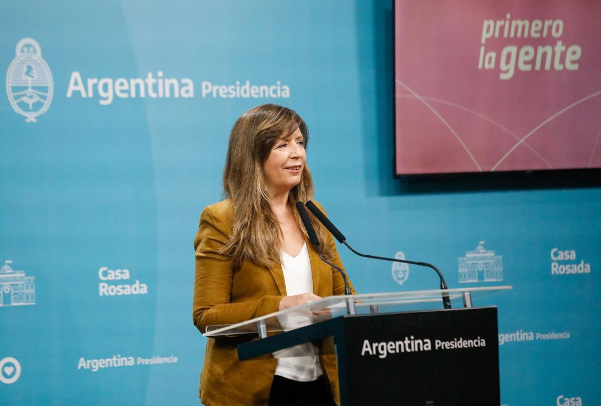 Gabriela Cerruti, portavoz del gobierno. Foto: NA