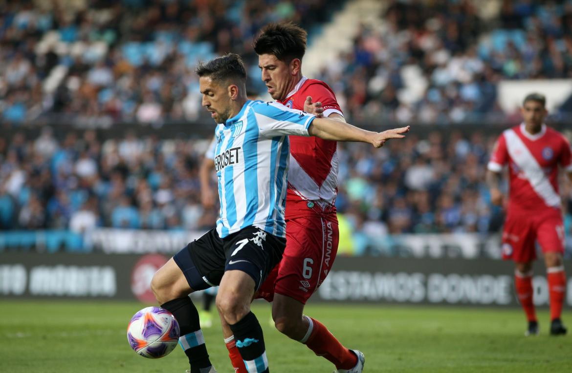 Racing vs Argentinos, Liga Profesional. Foto: NA