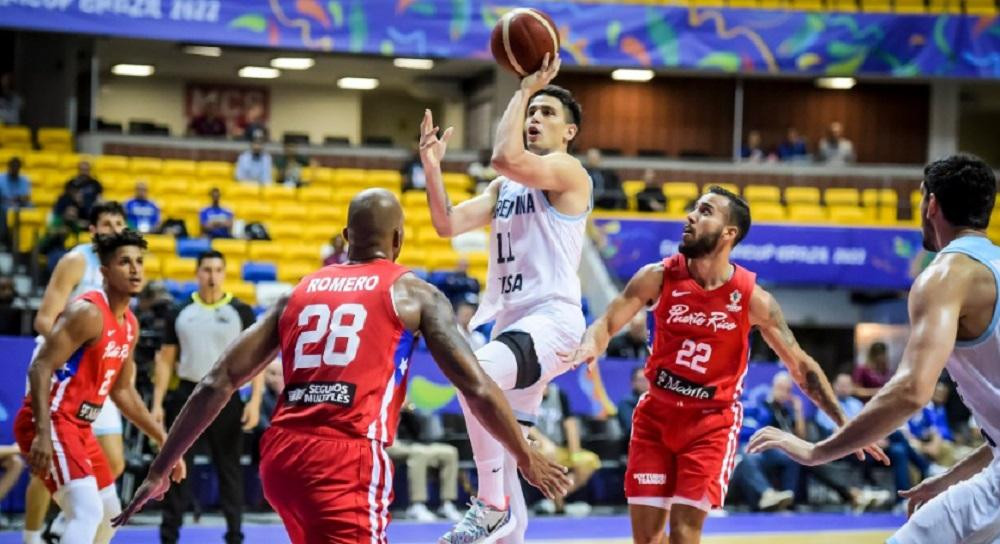 Basquet, Argentina vs. Puerto Rico, NA