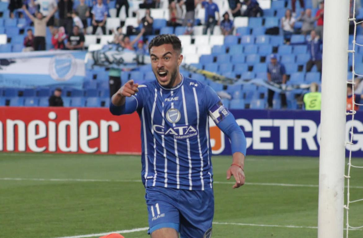 Martín Ojeda, la figura de Godoy Cruz. Foto: NA.