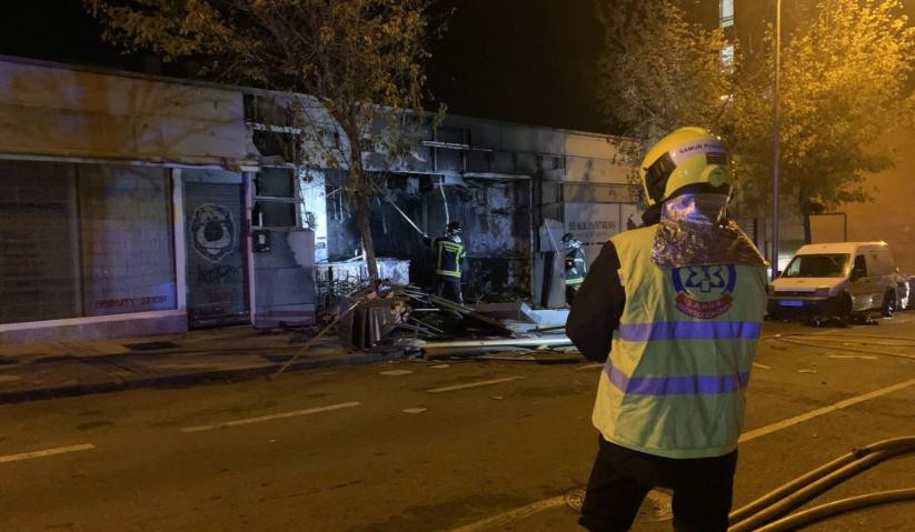 Incendio en un bar de España. Foto: NA