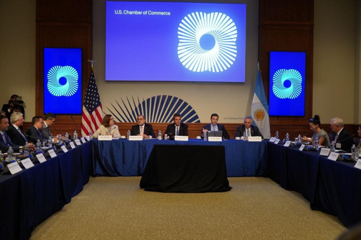 Reunión de Massa con empresarios de Estados Unidos, Foto Twitter Massa