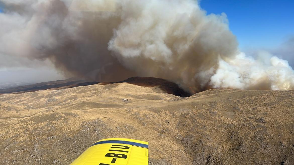 Incendios en Córdoba. Foto: NA