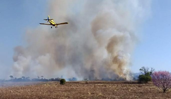 Incendios en Córdoba. Foto: NA