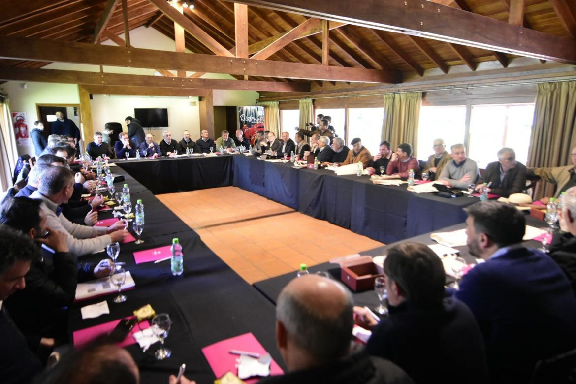 Intendentes de Juntos se reunieron en Balcarce. Foto: prensa JxC