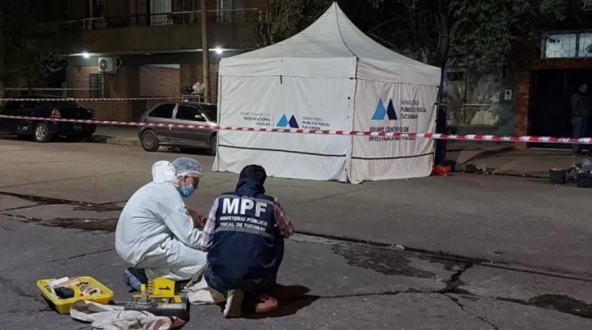 Pericias por el crimen de un hincha de San Martín de Tucumán. Foto: NA.