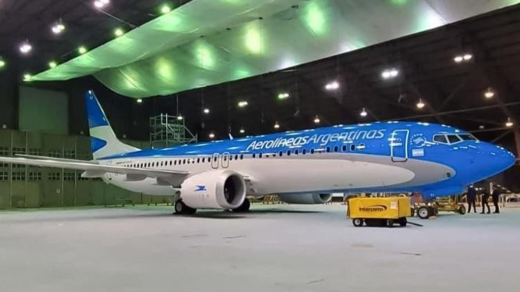 Vuelo de Aerolíneas Argentinas. Foto: NA