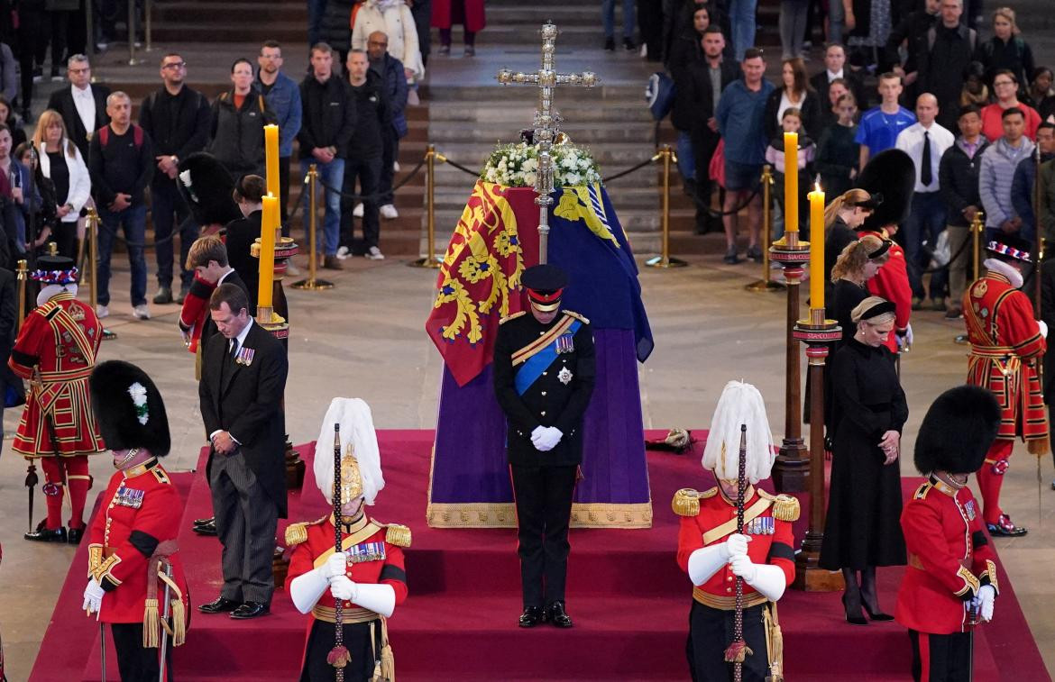 Isabel II, último adiós en Londres. Foto: REUTERS