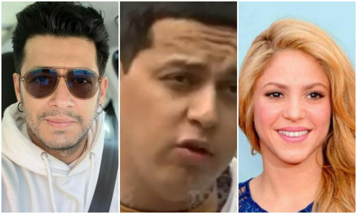 Alarcon - Óscar Galeano - Shakira: Fotos: Instagram/santialarconu - captura de video - NA