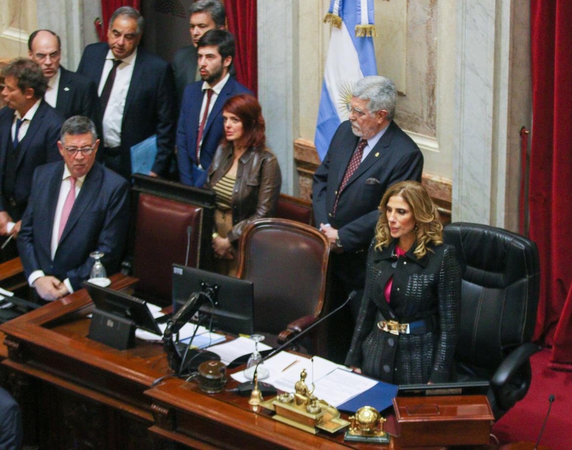 Debate en el Senado sobre la ampliación de la Corte Suprema. Foto: NA.