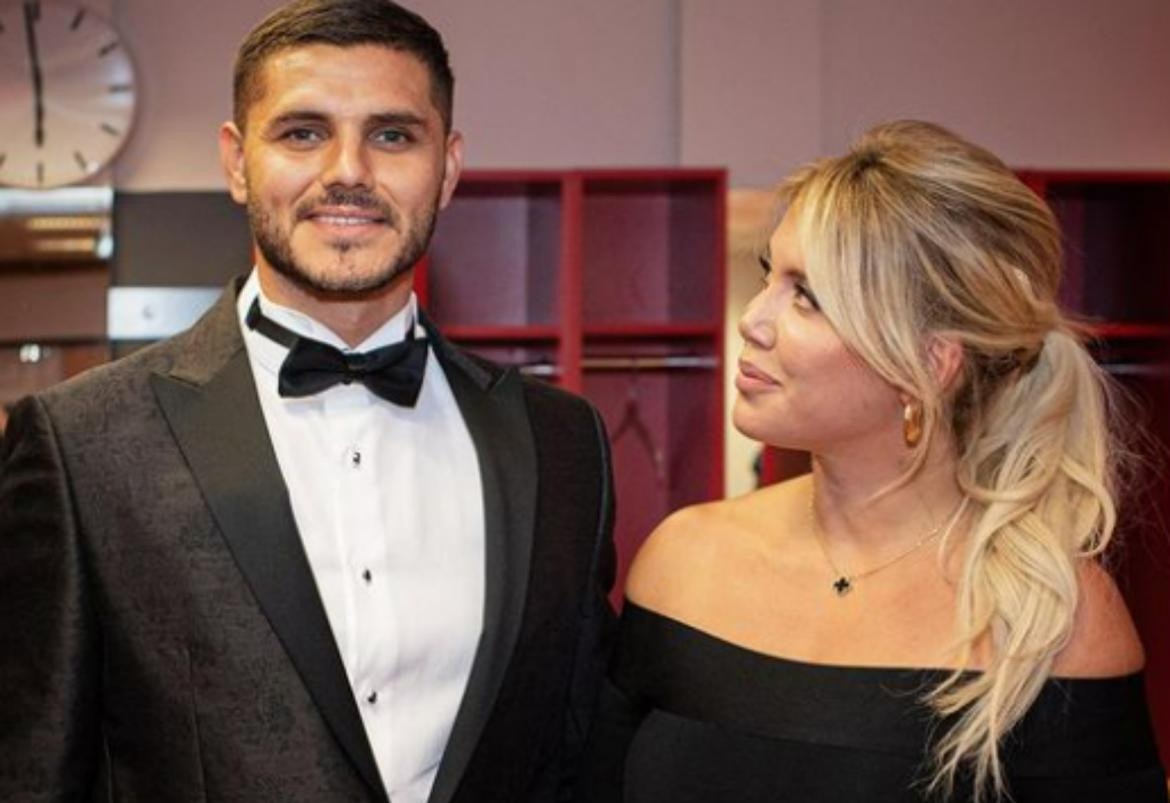 Mauro y Wanda. Foto: Instagram/mauroicardi