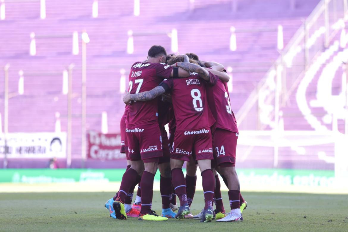 Lanús venció a San Lorenzo. Foto: Twitter @clublanus.