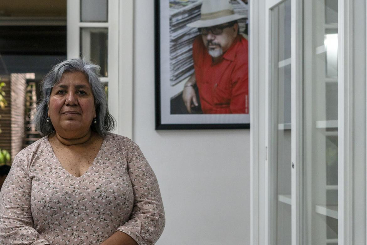 Griselda Triana, viuda del periodista Juan Valdez. Foto: El País.