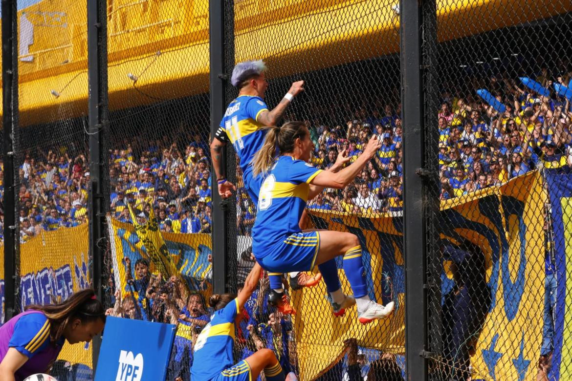 Boca campeón del fútbol femenino. Foto: Twitter @BocaFutFemenino.