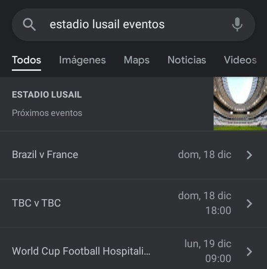 El error de Google sobre el Mundial. Foto: Twitter.