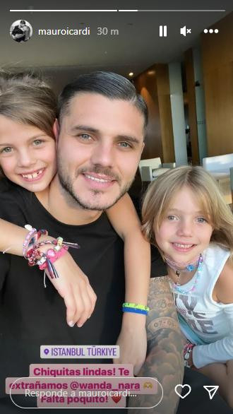 Posteo de Mauro Icardi en Instagram