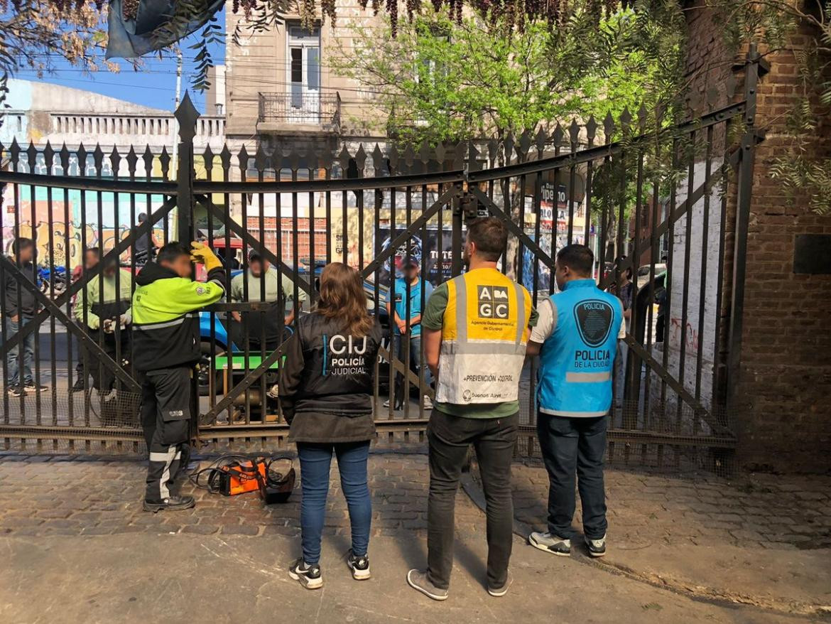 Clausura del Patio de los Lecheros de Caballito. Foto: @MPFCABA.