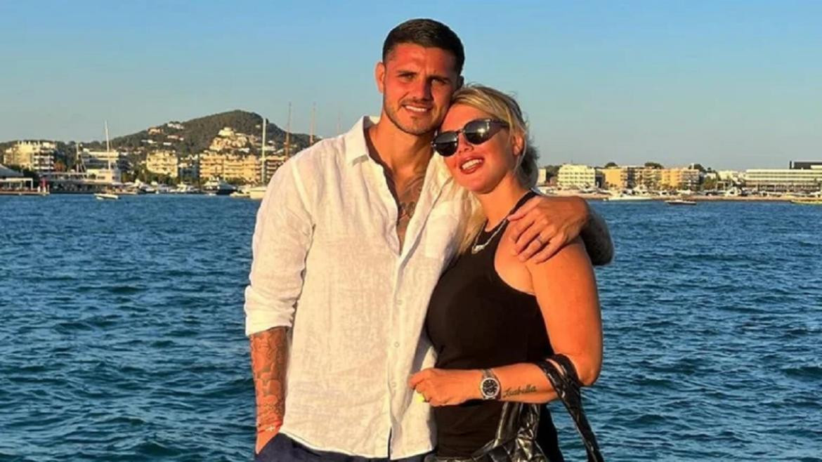 Mauro Icardi y Wanda Nara. Foto: Instagram.