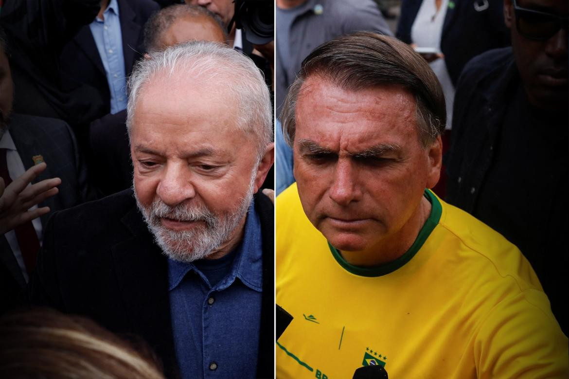 Lula da Silva y Jair Bolsonaro, elecciones en Brasil, fotos Reuters