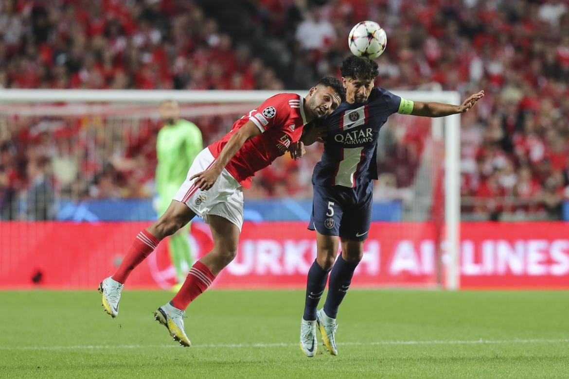 Champions League, Benfica vs. PSG. Foto: EFE.