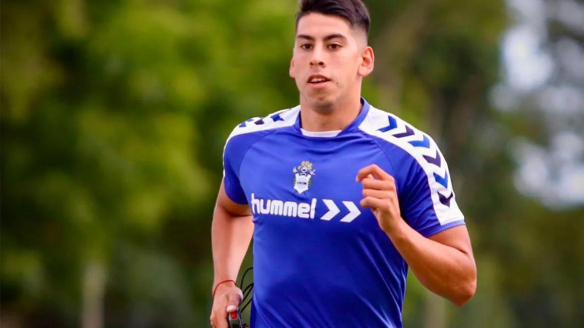 Agustín Cardozo, futbolista de Gimnasia. Foto: NA