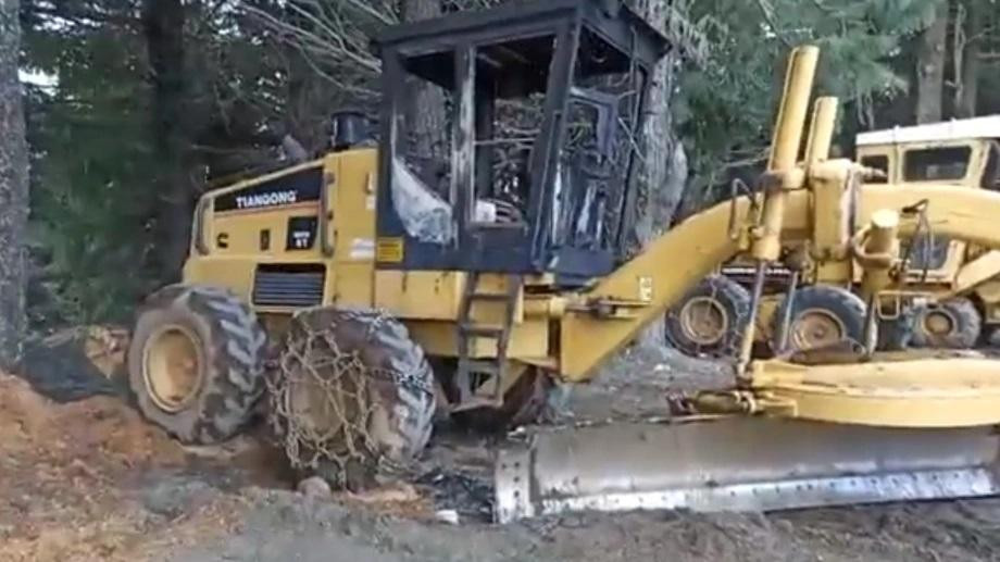 Ataque mapuche en el cerro Otto. Foto: Captura de video.