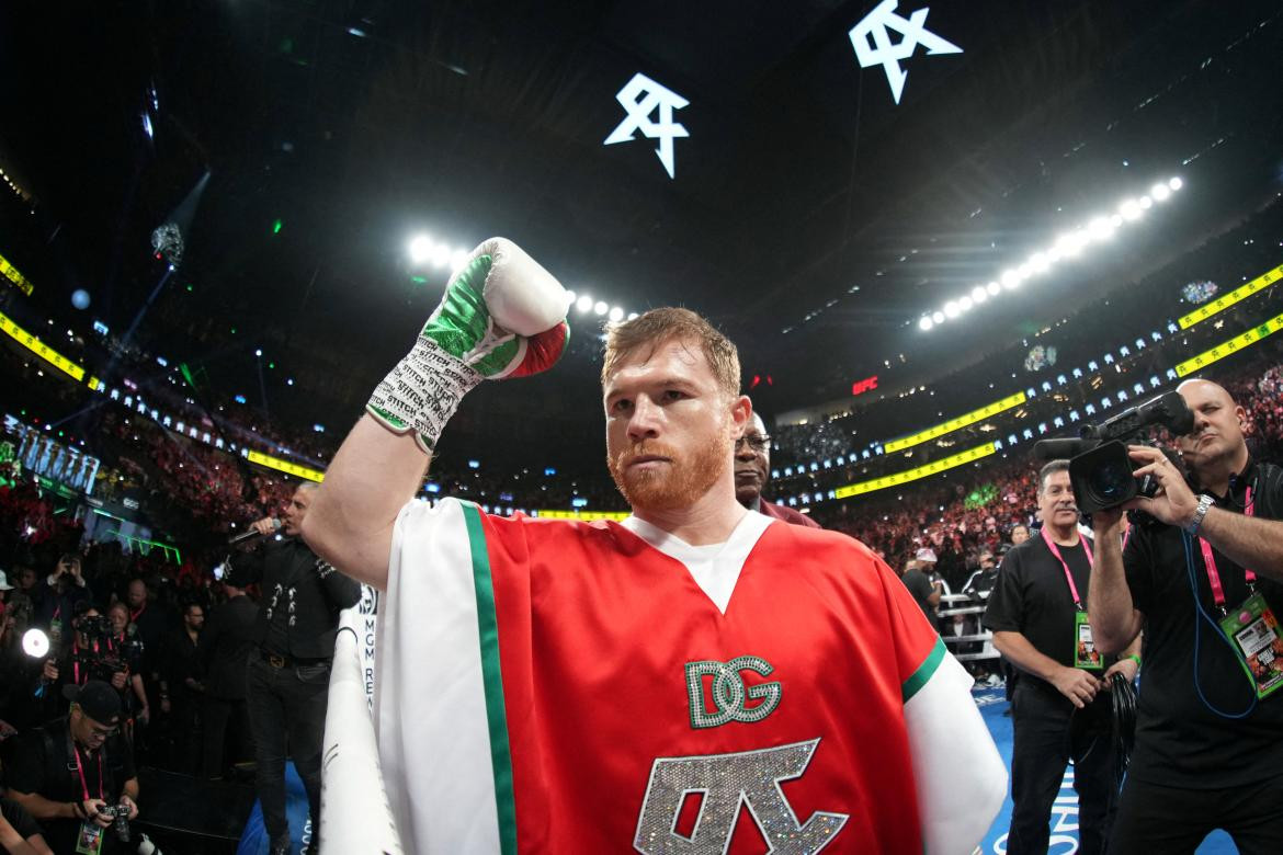 Saúl Canelo Álvarez. Foto: REUTERS.