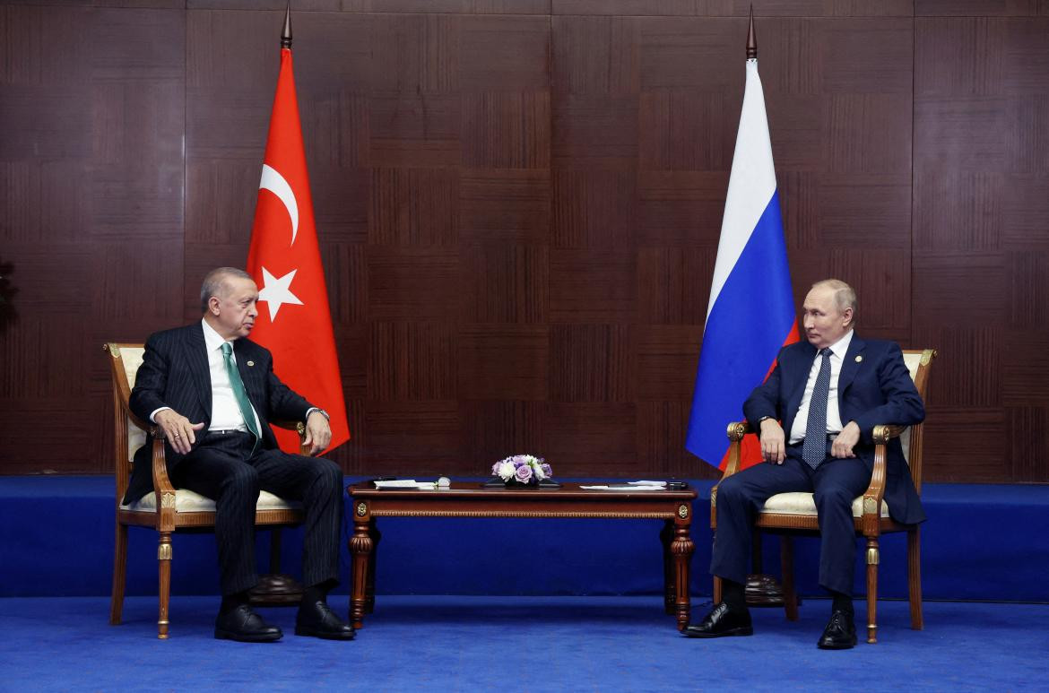 Recep Tayyip Erdogan y Vladímir Putin. Foto: REUTERS.