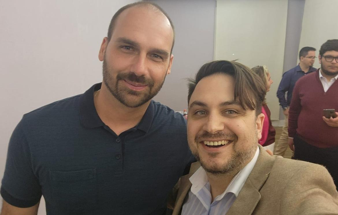 Ramiro Marra y Eduardo Bolsonaro_Twitter/ramiromarra